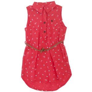 H&M LOGG Red Anchor Dress Size 2-3
